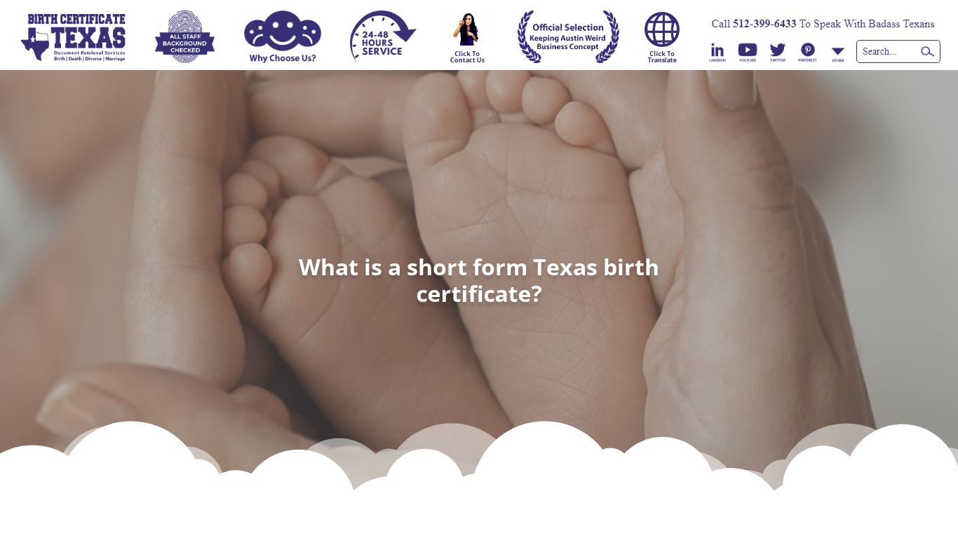 What Is a Short Form Texas Birth Certificate